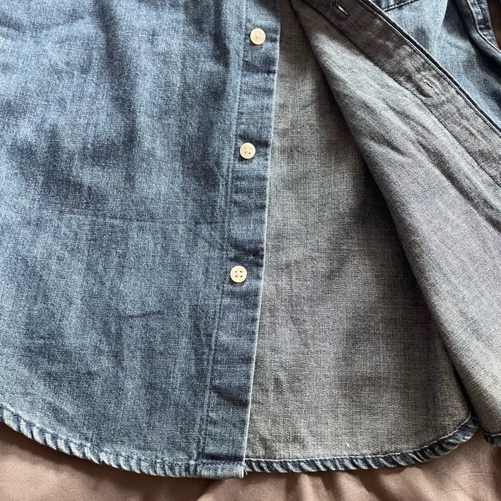 Boys' long-sleeve chambray shirt - Picture 4 of 4